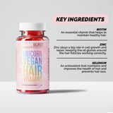 Unicorn Vegan Hair Growth Vitamins 3 Months Supply