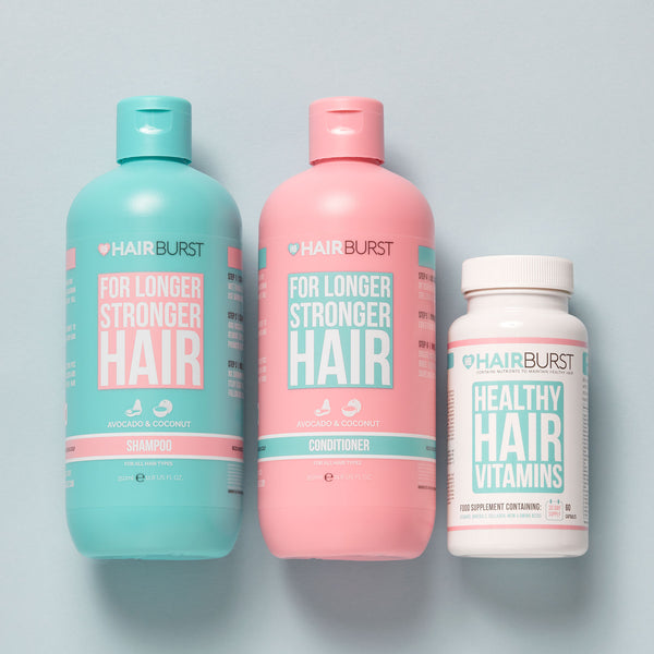 Hairburst Hair Vitamins and Shampoo & Conditioner Vegan Bundle